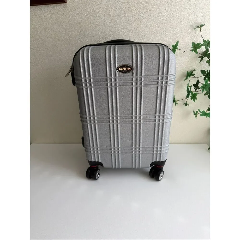TRAVEL JOY EXPANDABLE LUGGAGE CARRY ON SUITCASE TSA LIGHTWEIGHT HARDSIDE LUGGAGE